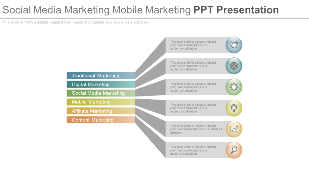Social Media Marketing Mobile Marketing PPT Presentation