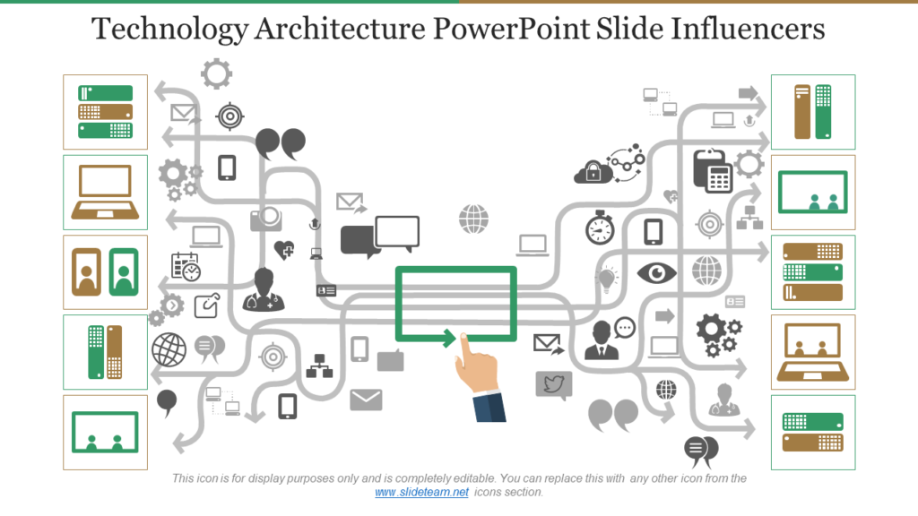 Technology architecture PowerPoint slide