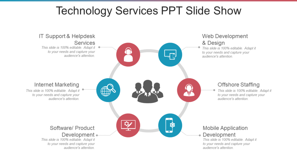 Technology services PPT slide
