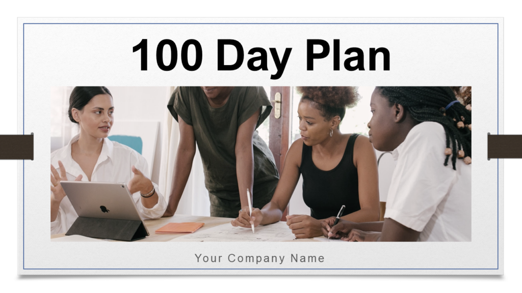 100-Day Business Plan PPT Template