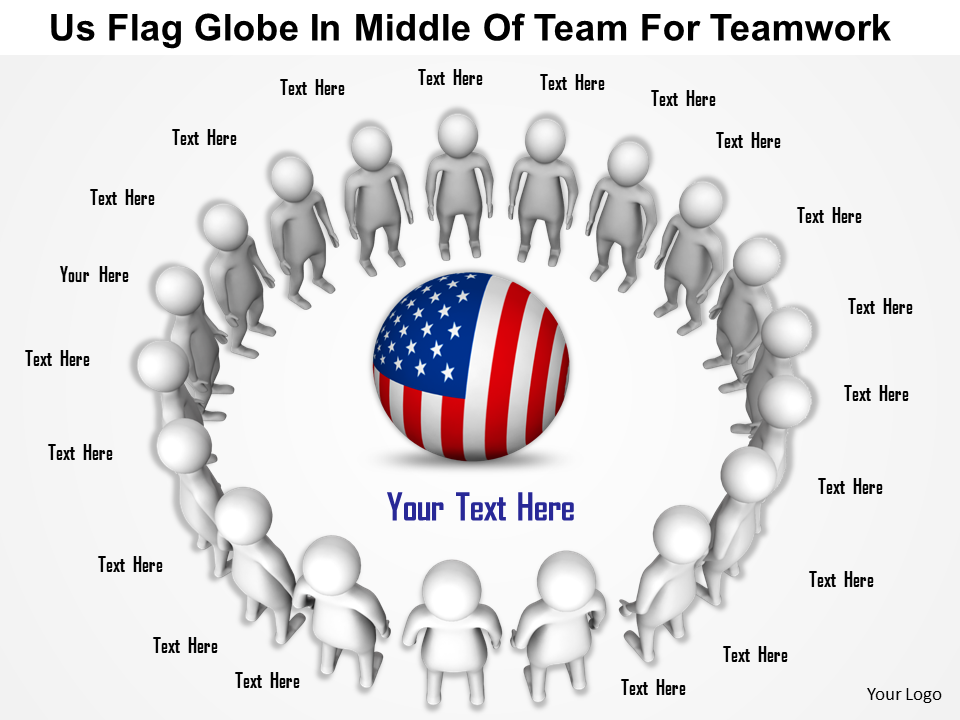US Flag Globe