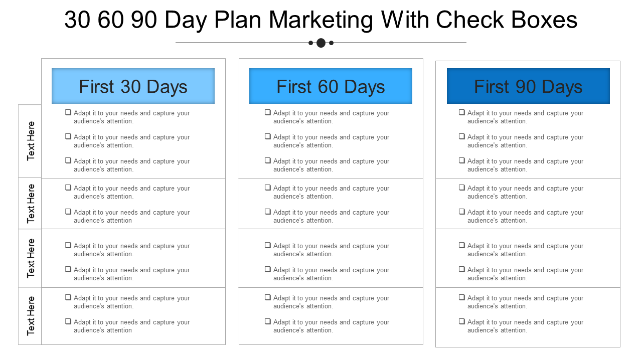Top 30 60 90 Day Plan Templates for Interviewees, Managers, CEOs, and