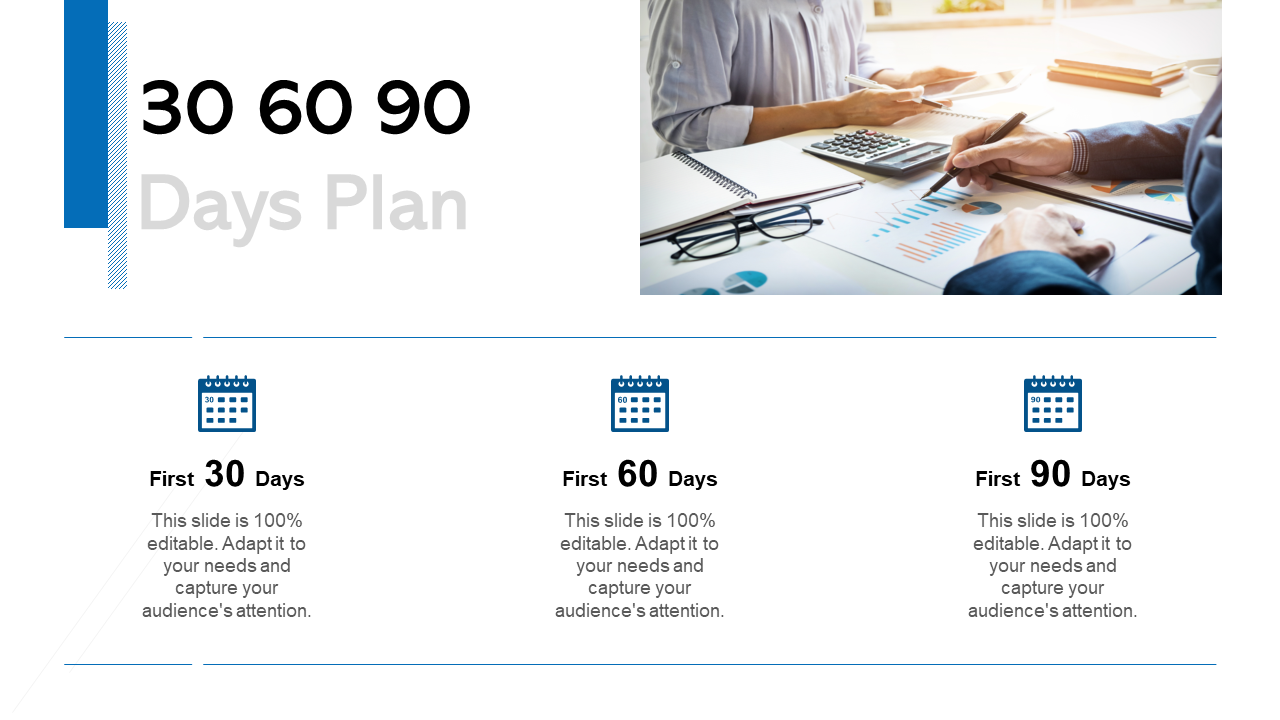 30 60 90 Day PPT Template