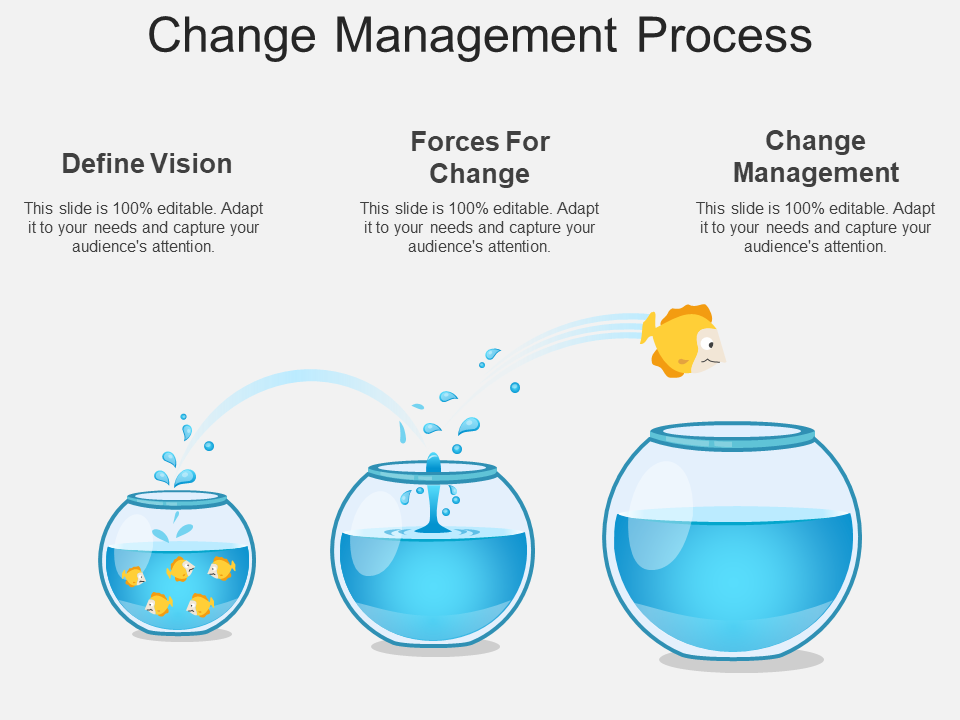 Change Management Process Free PowerPoint Template