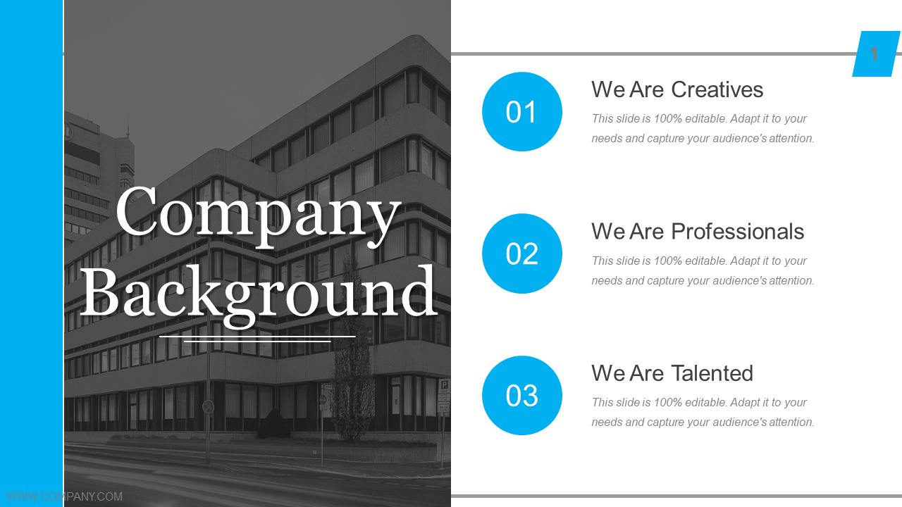 Company Introduction Free PowerPoint Template