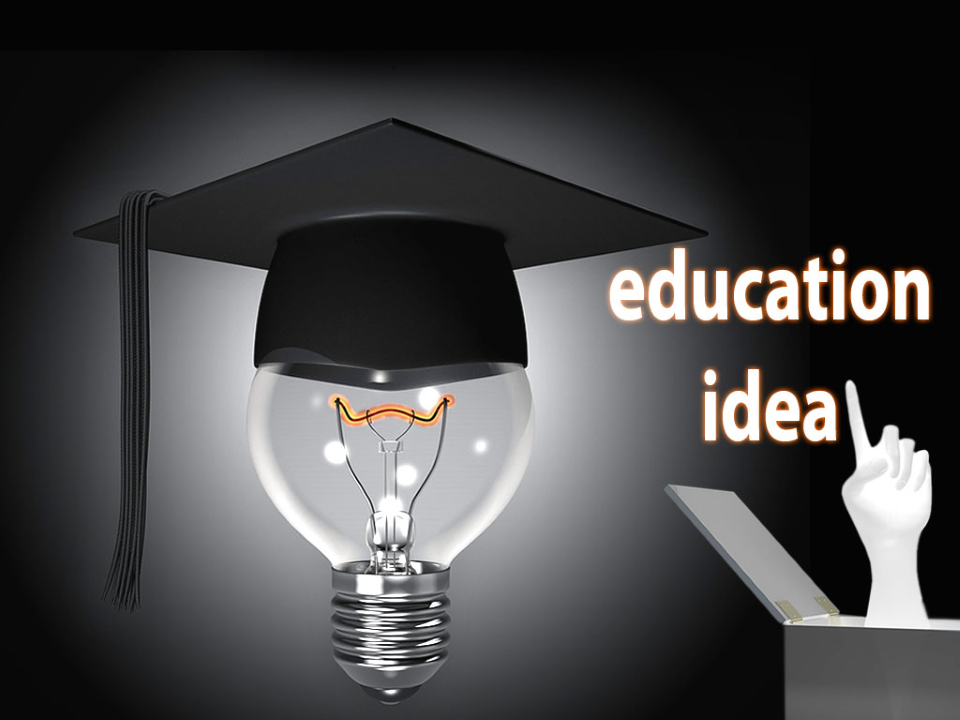 Education Idea PowerPoint Slide