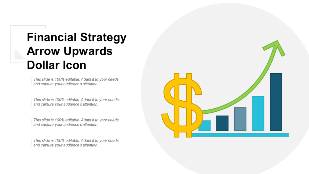 Financial Strategy Arrow Upwards Dollar Icon