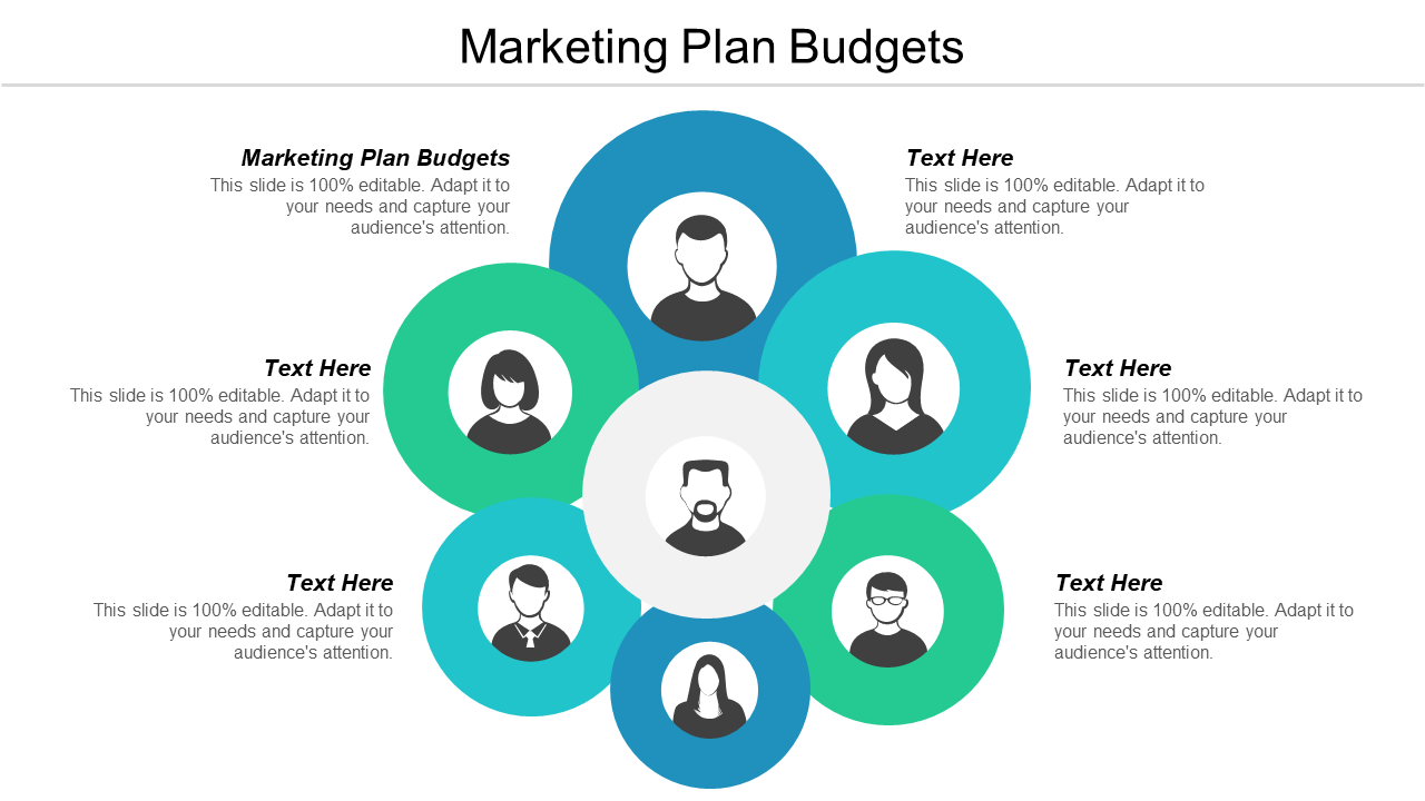 Marketing Plan Budget PPT Slide