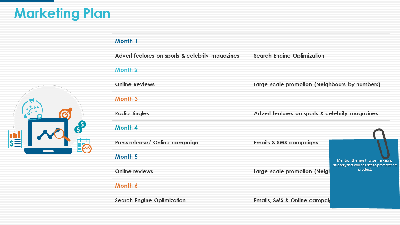 Marketing Plan PPT Slide