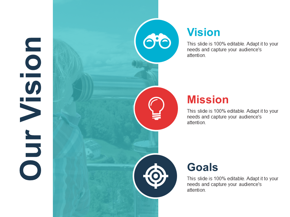 Mission Vision Goals Free PPT Template