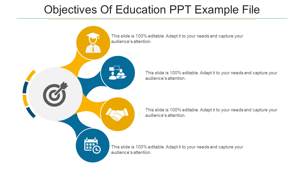 Objectives of Education PowerPoint Template