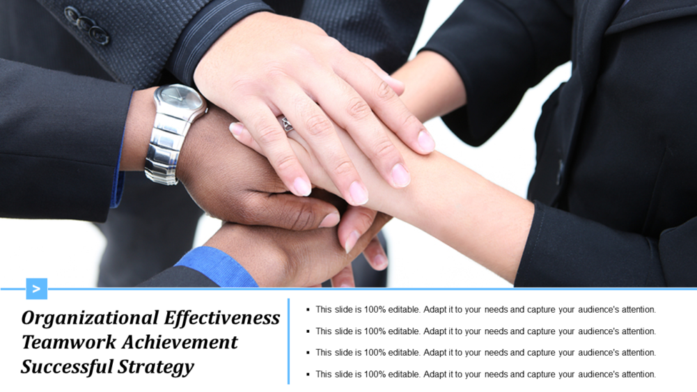 Organizational Effectiveness Teamwork Achievement Successful Strategy