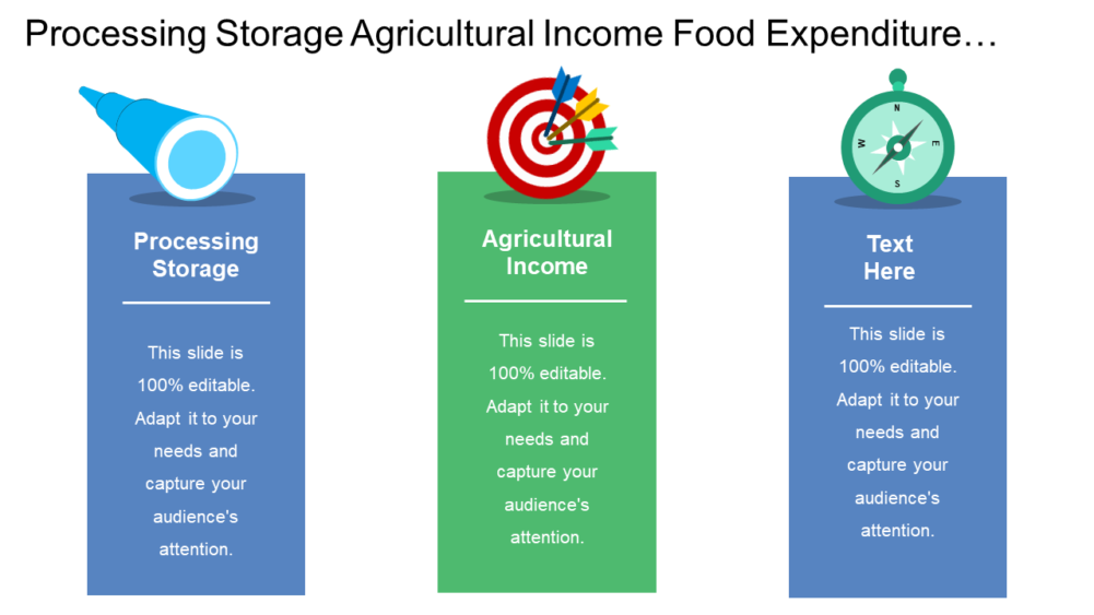 Processing Storage Agricultural Income Food Expenditure