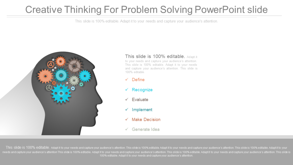 Download Creative Thinking For Problem Solving PowerPoint Slide
