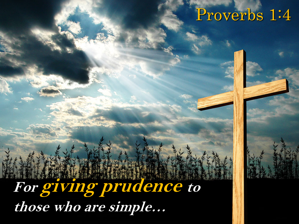 For giving prudence PowerPoint Church Sermon