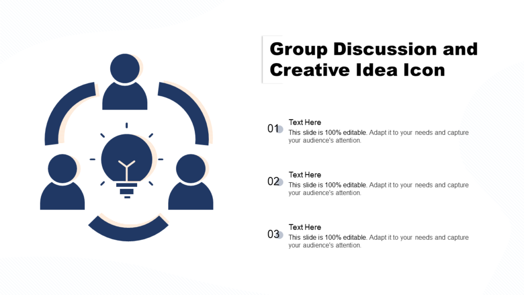 Group Discussion and Creative Idea Icon