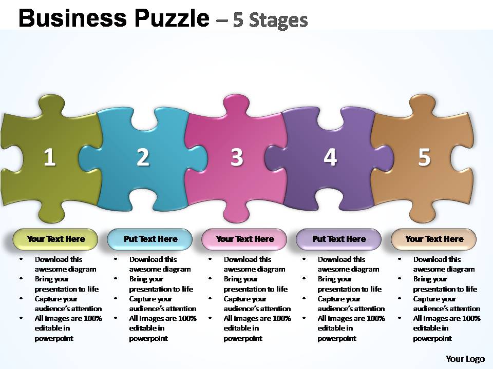 Jigsaw Puzzles Template 25