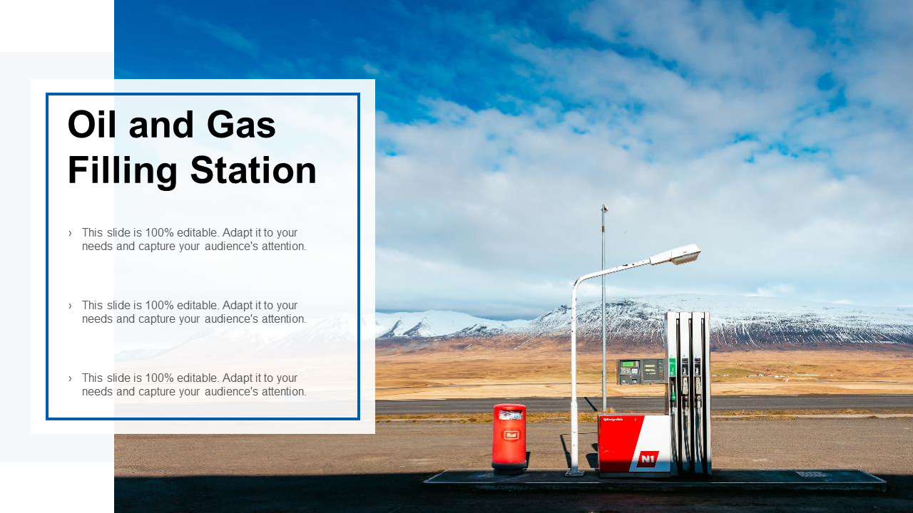 Oil And Gas Filling Station