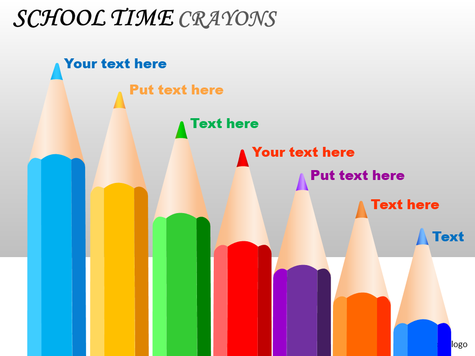 School Time Crayons