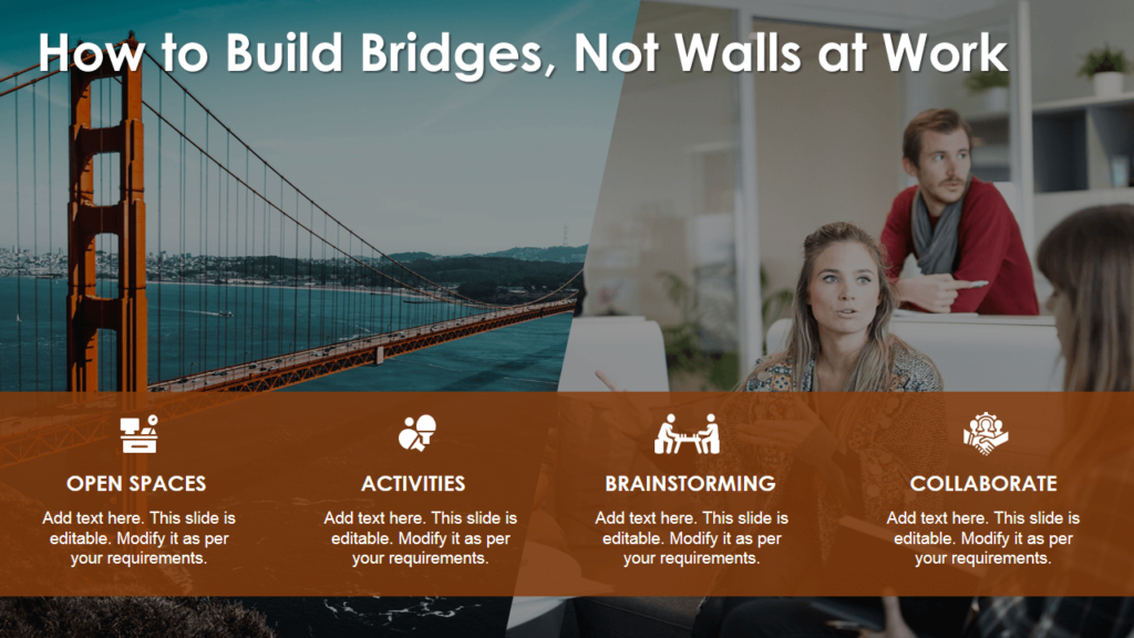 Building Bridges Metaphor Meaning bringing opposite people together