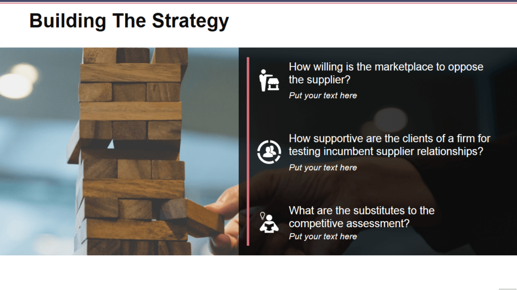 Building Blocks of Business Strategy PPT Slide