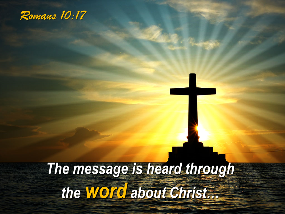 The Word About Christ PowerPoint church Sermon
