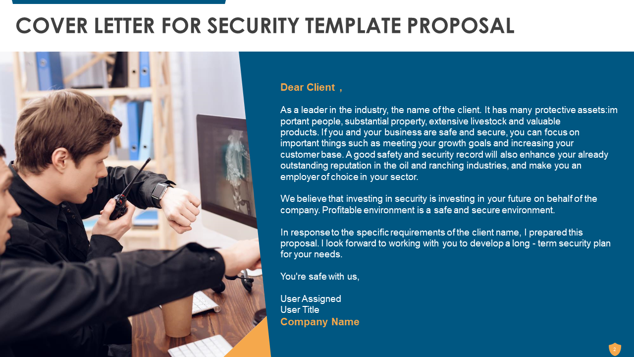 The Perfect Security Proposal Template to Close More Deals - The Within Business Plan Template For Security Company