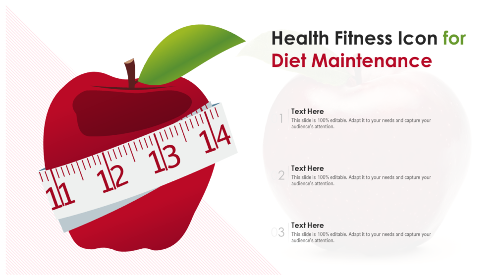 Health Fitness Icon For Diet Maintenance