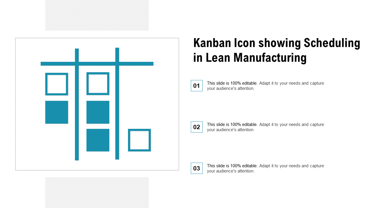 Kanban Icon Showing Scheduling In Lean Manufacturing