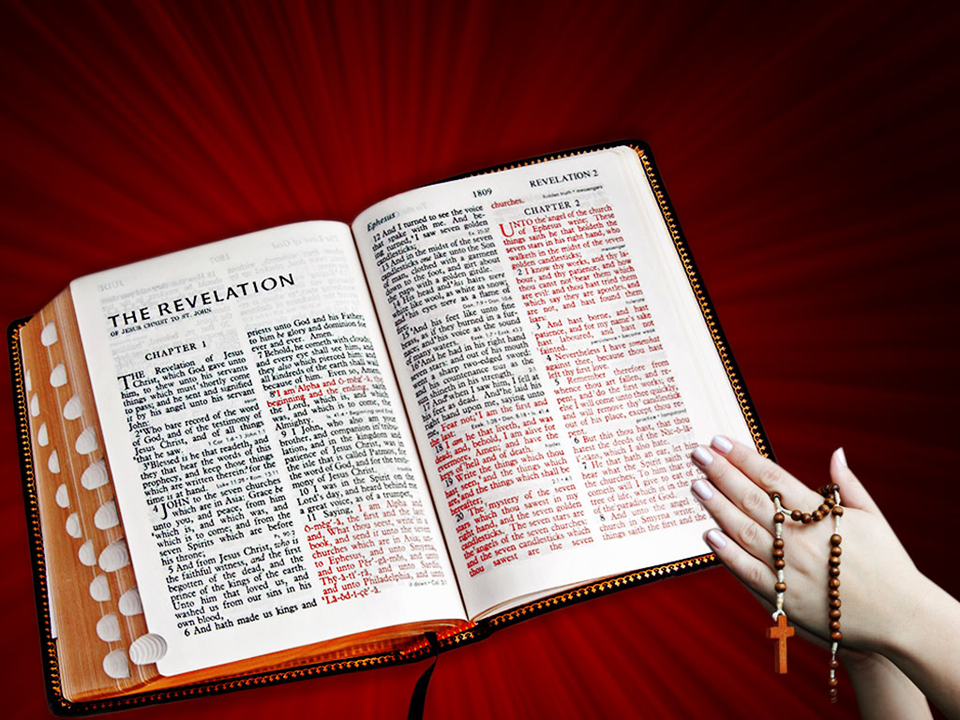 Cross Symbol and Bible With Praying Hands PowerPoint Templates PPT Themes And Graphics