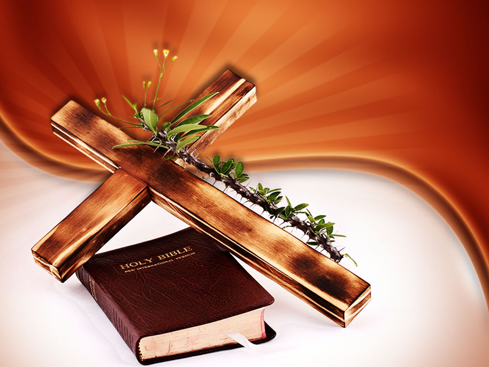 Cross and Bible Religion PowerPoint Templates And PowerPoint Background