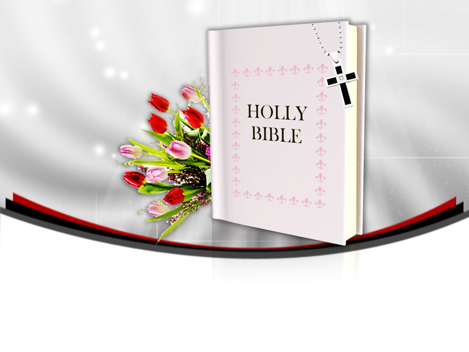 Holy Bible with Flowers Celebration PowerPoint Templates PPT Backgrounds For Slides