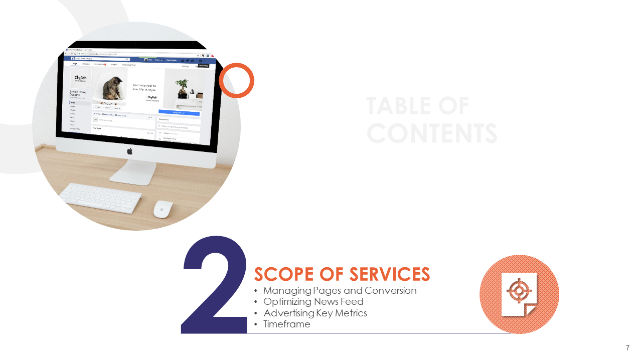 Scope of Services- Social Media Marketing proposal template