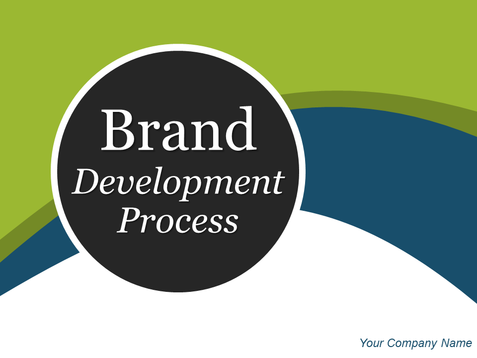 Brand Development Process PPT Template