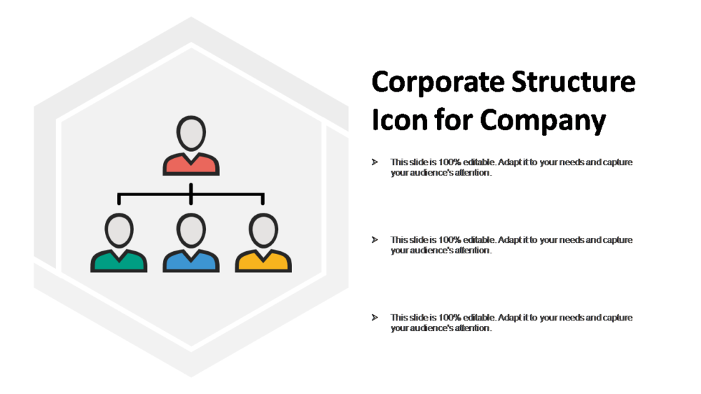 Corporate Structure Icon For Company