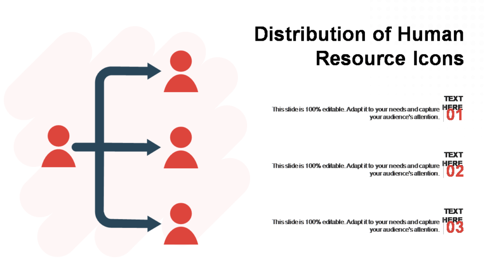 Distribution Of Human Resource Icons 