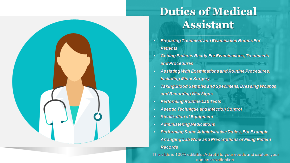 Duties of Medical Assistant PowerPoint Template