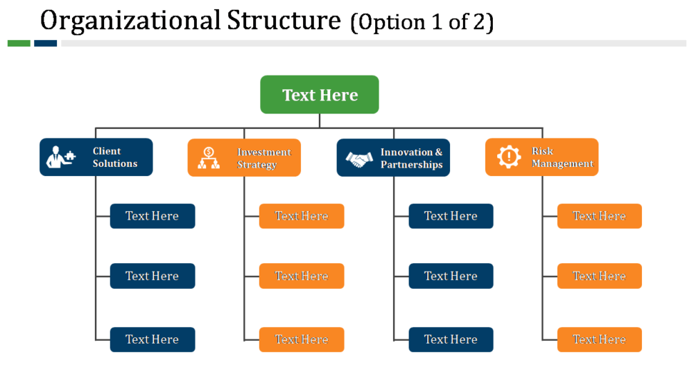 Organizational Structure PowerPoint Slide Design Templates
