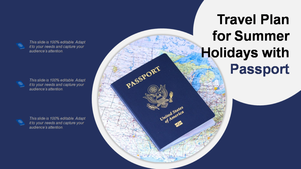 Travel Plan For Summer Holidays With Passport