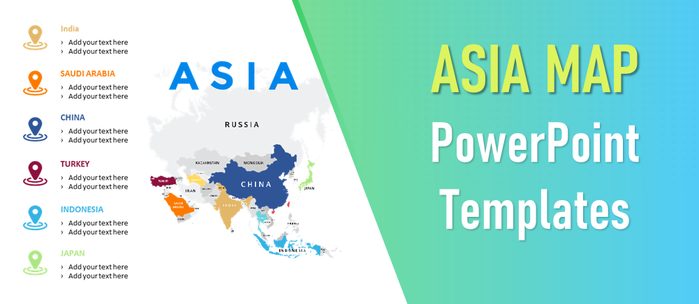 20 Best Asia Map PowerPoint Templates Used by Every Industry!