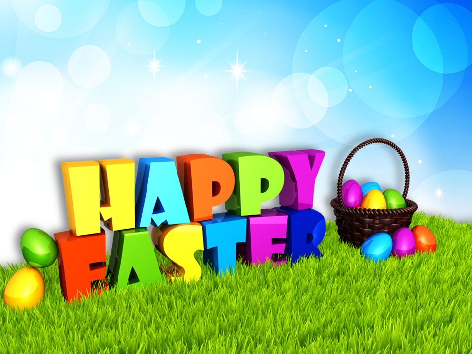 Easter Day Express Your Wishes With Happy Theme PowerPoint Templates PPT Backgrounds