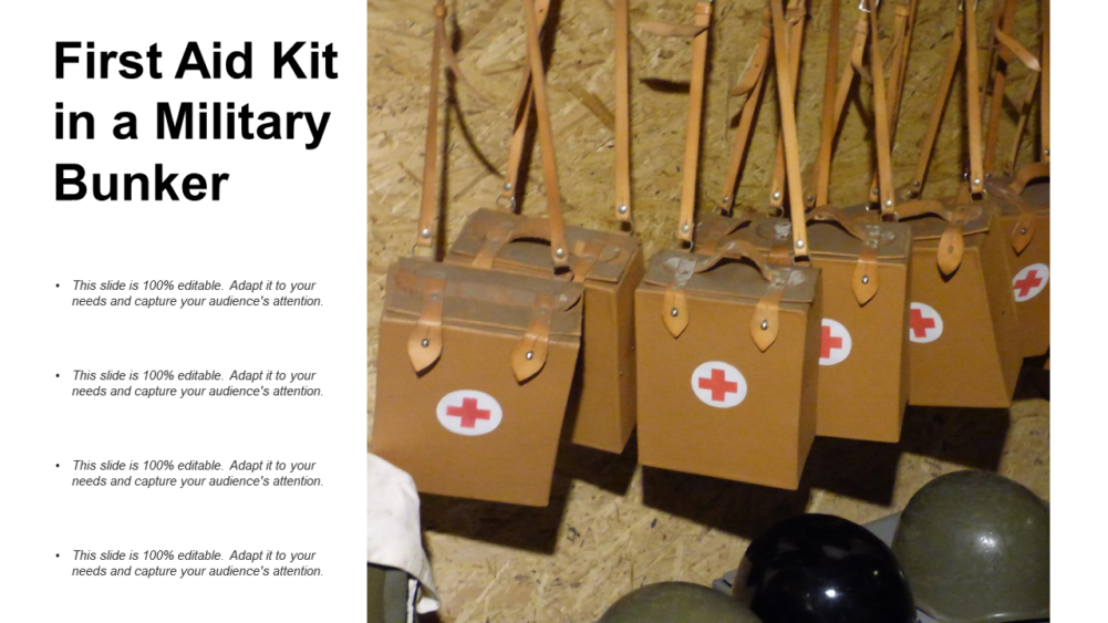 First Aid Kit In A Military Bunker