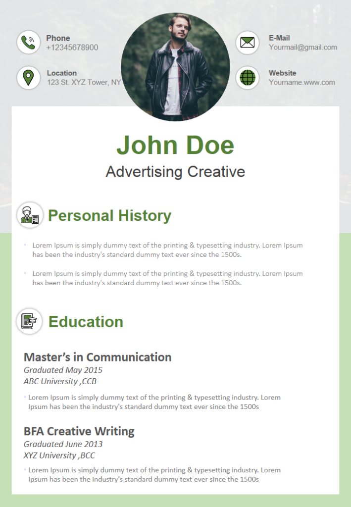 Resume Template 29 Resume Template 29