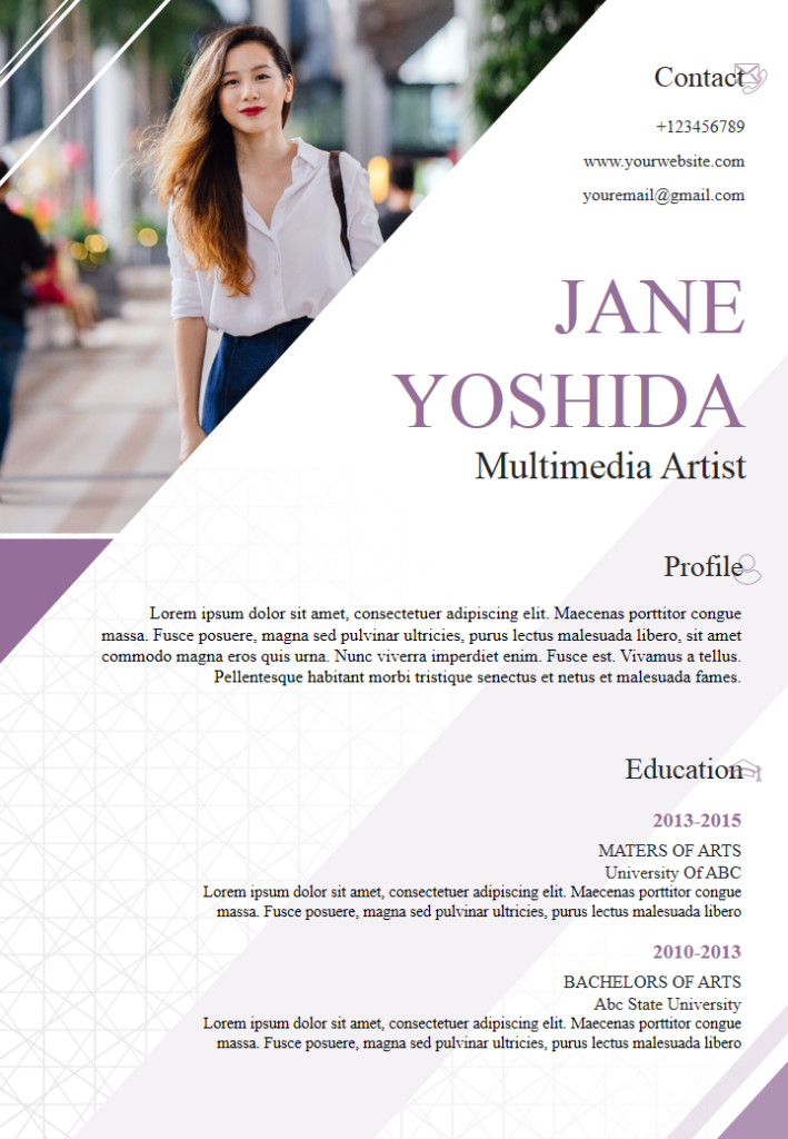 Resume Template 39 Resume Template 39