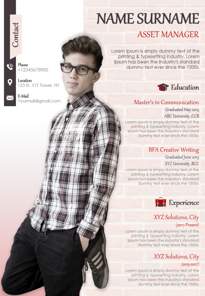 Resume Template 45 Resume Template 45