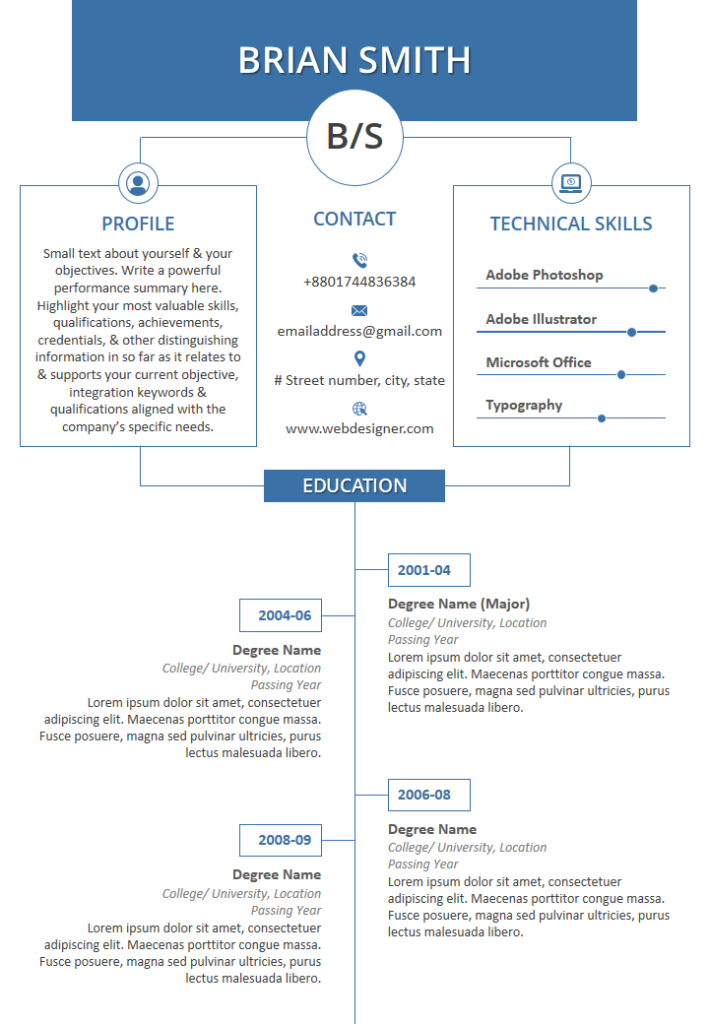 Resume Template 91 Resume Template 91