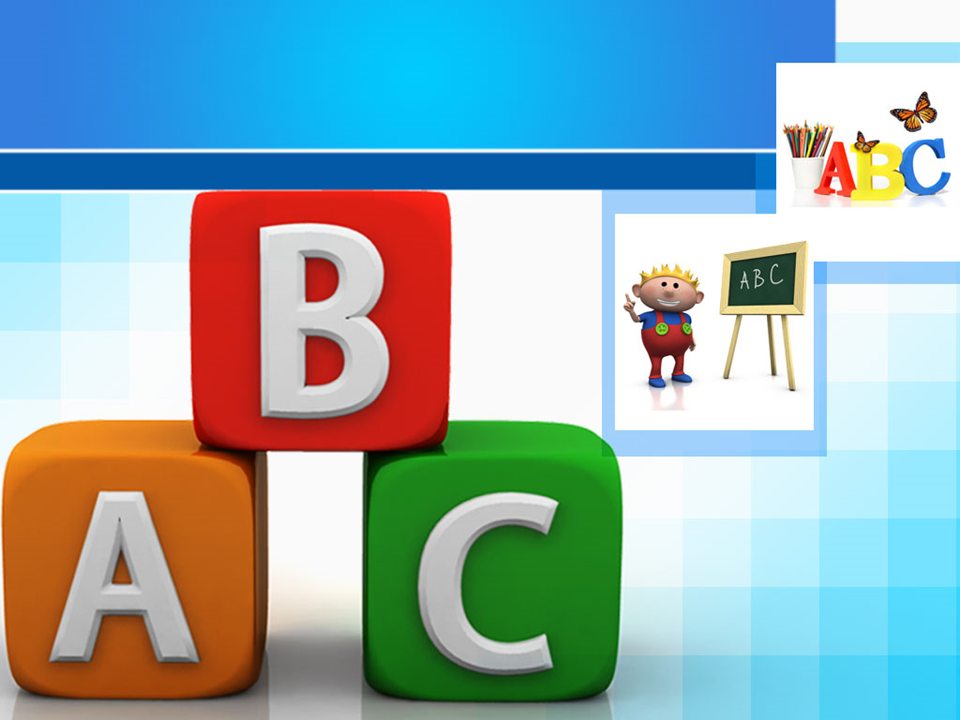 School Templates For PowerPoint Alphabetic Education PPT Designs