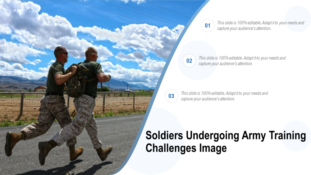 Soldiers Undergoing Army Training Challenges