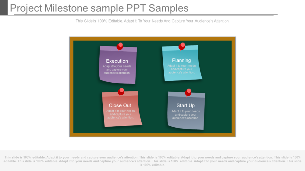 A Project Milestone Sample PPT Samples
