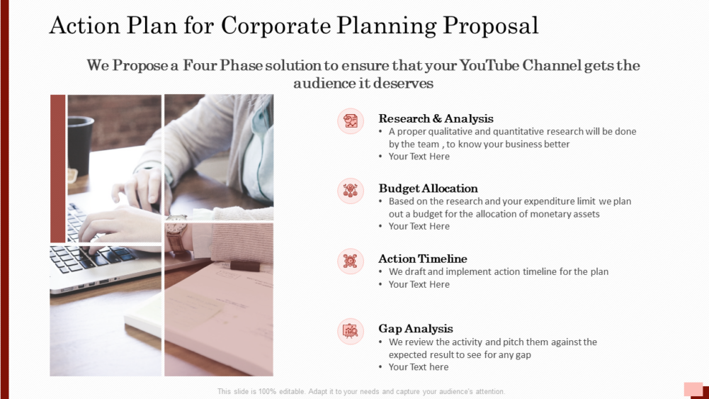 Action Plan For Corporate Planning Proposal PPT PowerPoint Sample
